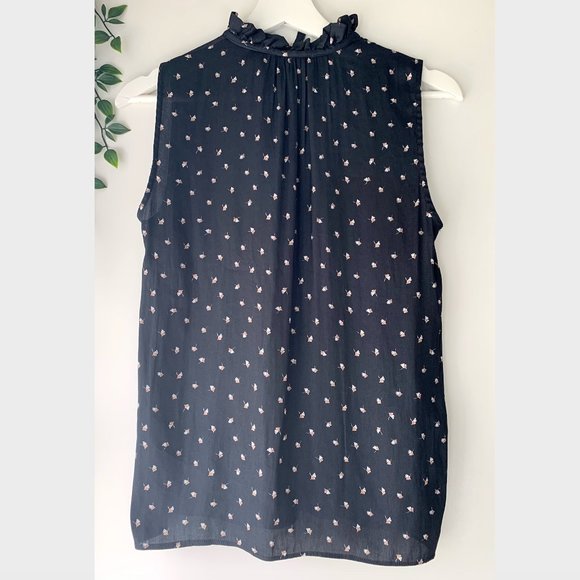 MNG Suit Sleeveless Neck-Tie Blouse - Picture 2 of 9